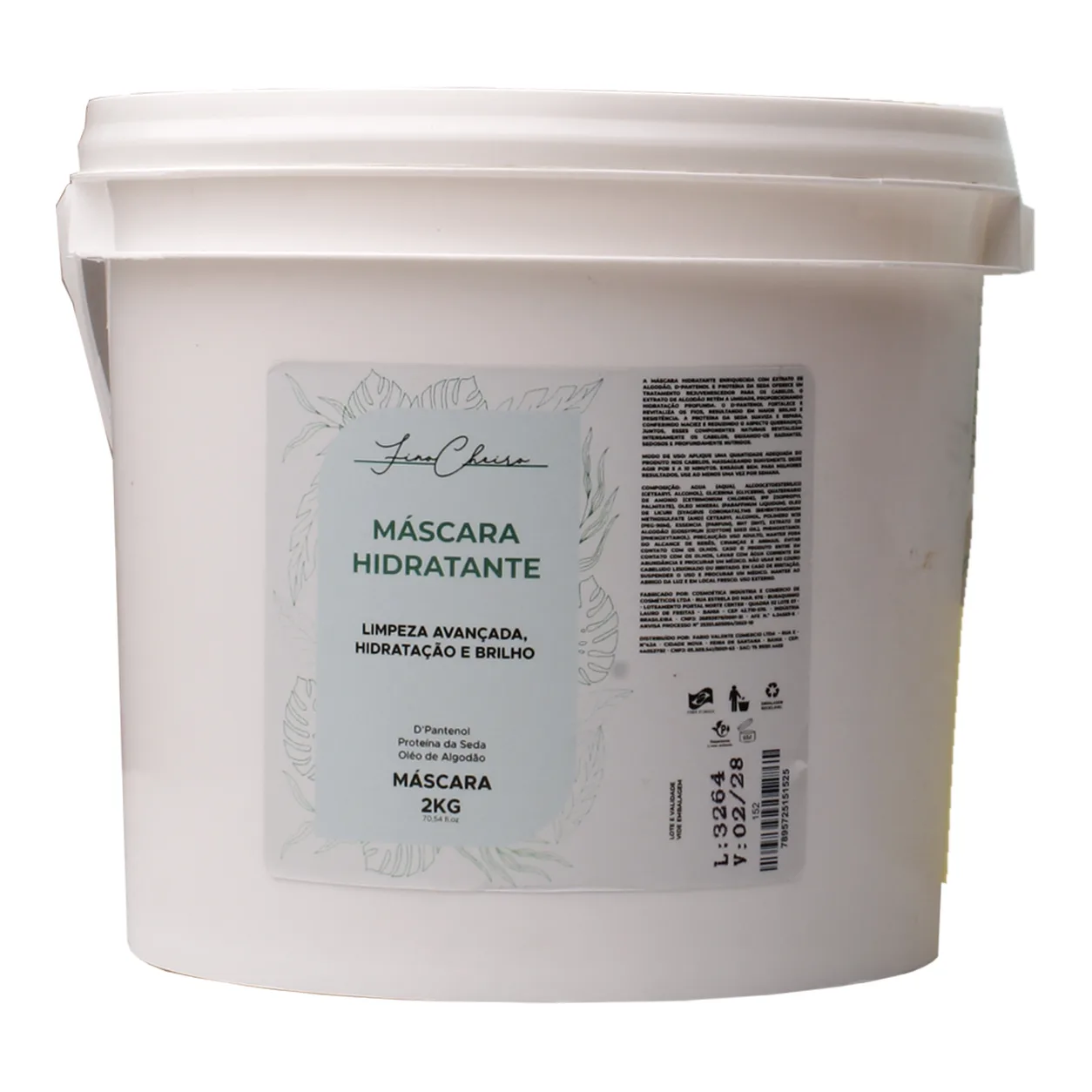 Máscara Lavatório 2kg Fino Cheiro